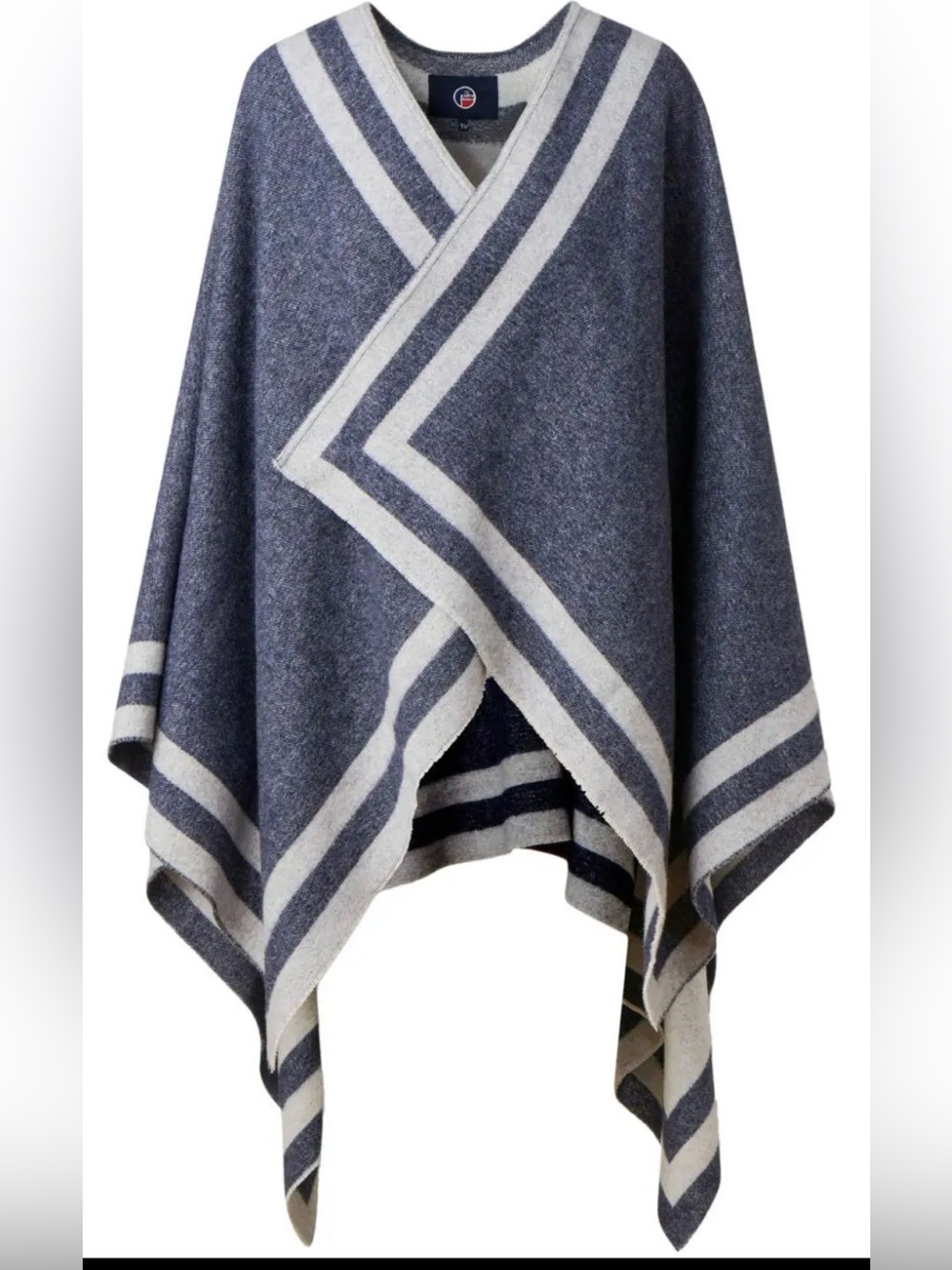 FUSALP Jacquard Poncho